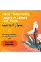 Extra Protection Maxi Pads X 10 with Wings, for Extremely Heavy Flow Periods - 2