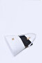White Shk153 Faux Leather Lock Detailed Standard Strap Single Compartment Hand, Arm and Shoulder Bag - 6