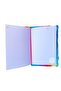 Plush Rainbow A5 Striped Notebook - 2