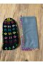 Needle Embroidered Scarf Booties