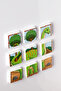 Magnetic Block Double-Sided 9-Piece Magnet Dinosaur Puzzle - 2 Visual Puzzle - 8