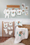 11 Piece Cute Rabbit Printed Newborn Hospital Release Set 100% Cotton Unisex