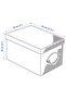 KVARNVIK Storage Box with Lid, Beige, 18x25x15 cm – Perfect for Organizing | IKEA - 5