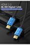 كابل HDMI بطول 3 متر 4K فائق الوضوح 2.0 فولت من الألومنيوم برأس ذهبي - 4