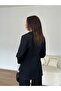 Women's Blazer Jacket with Cap Detail - 5