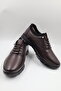 Men's Brown Orthopedic Inner Outer Complete Leather Ultra Comfortable Casual Shoes - 4