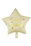 Cream Daisy 2 Years Old Happy Birthday Star Number Foil Balloon Set - 5