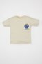 Baby Boy Printed Short Sleeve T-Shirt Salopet Set of 2 C3429A524Sm - 2