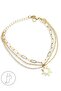 Multiple Chain Sun Object Anklet