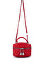 Faux Leather Almira Women's Crossbody Bag Red - 3