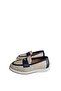 "Genuine Leather Straw Patterned Comfortable Women's Loafer Shoes – Elegance and Comfort Combined" - 4