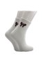 Women's Cotton Half Socks with Circle Pattern, Multi-Colored, Pack of 4 - 5
