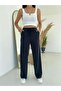 Women's Seasonal Loose Wide Comfortable Anthracite Sweatpants with Side Pockets