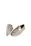 "Genuine Leather Straw Patterned Comfortable Women's Loafer Shoes – Elegance and Comfort Combined" - 5