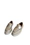 "Genuine Leather Straw Patterned Comfortable Women's Loafer Shoes – Elegance and Comfort Combined" - 2