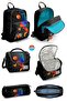 Basketball Patterned Set of 3 - School Backpack