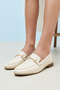 , Genuine Leather Women's Shoes 1511033Z483083 Cream - 2