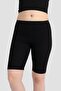 Women's Cotton over Knee Short Tights 2 Pack White - Black - 3