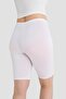 Women's Cotton over Knee Short Tights 2 Pack White - Black - 6