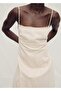 Seamless Neckline Cotton Dress - 6
