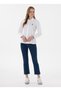 U.S. Polo Assn. Slim Fit Shirt Collar White Women's Shirt Wox025Y - 4