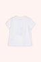 Baby Girl Embroidered White T-Shirt - 3