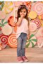 Dream Double Velcro Leather Girl's Shoes Pink - 5