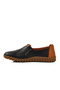 Black Genuine Leather Women's Casual Shoes 2010725 Y Z - 2