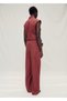 Wideleg crease-look fabric pants - 4