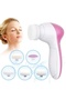 Battery Operated Facial Skin Cleansing Device Blackhead Peeling Brush Set Body Facial Care Massager - 2