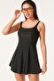 Dress Swimsuit with Shorts 7490 Black - 2
