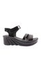 Dgn 1700-154-22y Women's Flat Threaded Banded Ankle Velcro Sandals
