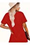 Mama Prays Printed Round Neck T-Shirt, Comfortable Short Sleeve Top for Spring and Summer, Women's Clothing - 3