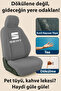 Auto Seat Cover Compatible with Seat Arona While Protecting the Car Seat Style Here Gray - 6