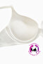 Women's Padded Push up Supported Micro Fabric Underwire Daily Bra - Ecru - 2529 - 3