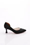 353 Women's Transparent Pointed Toe Low Heeled Shoes