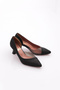 353 Women's Transparent Pointed Toe Low Heeled Shoes - 2