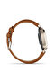 LILY 2 CREAM GOLD CASE WITH TAN LEATHER BAND - 4