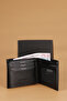 2243 Back Leather Men's Wallet Card Holder Flotur-Black - 3