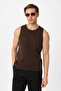 Knitted Textured Men's Undershirt