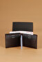 Men's Genuine Leather Wallet Card Holder Flotur Brown 07568 - 3