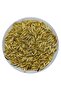 25Gr 5X12Mm Barley Model Gold / Gold Yellow Metallized Plastic Beads, Jewelry Hobby Beads (~200 Pieces)