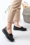 Skin Studded Women's Ribbon Mother Orthopedic Anti-Sweat Anti-Slip Shoes 600 Ballerinas - 2