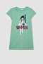 Girl's Printed Short Sleeve Dress C6966A824SM - 6