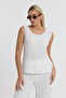 Women's Strappy Blouse - Muslin Sıfırkol Back Buttoned Blouse - 1110 - 3