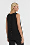 Women's Strappy Blouse - Muslin Sıfırkol Back Buttoned Blouse - 1110 - 5
