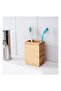 DRAGAN Toothbrush Holder, Bamboo – 12 cm Height, Natural Finish – IKEA - 4