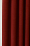 Barcelona Velvet-Textured Drapery Curtain Burgundy (Without Pleats) - 3