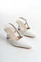 Women's Pointed Toe Thin Heel Scarf Evening Dress Classic Heels Casual Designer Shoes