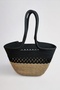 Straw Jute Women's Shoulder Bag, 100% Handmade, Cotton, Vegan, Jute Straw Beach Bag - 5